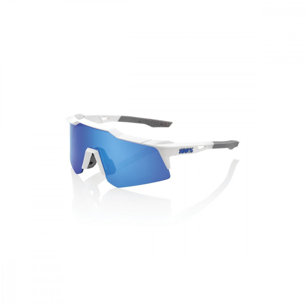 100% Speedcraft XS - Mirror Lens Matte White