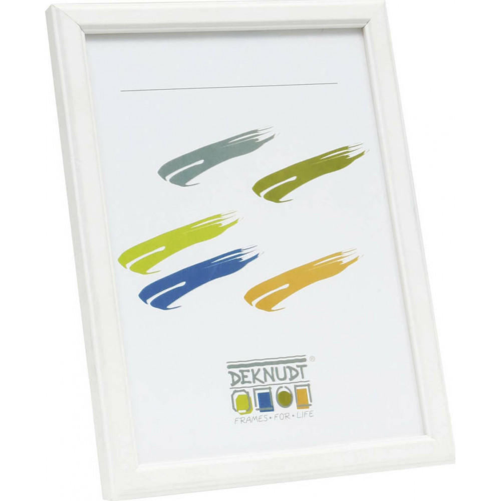 Deknudt S236K1  DIN A4 21x29,7 Wooden Frame in white
