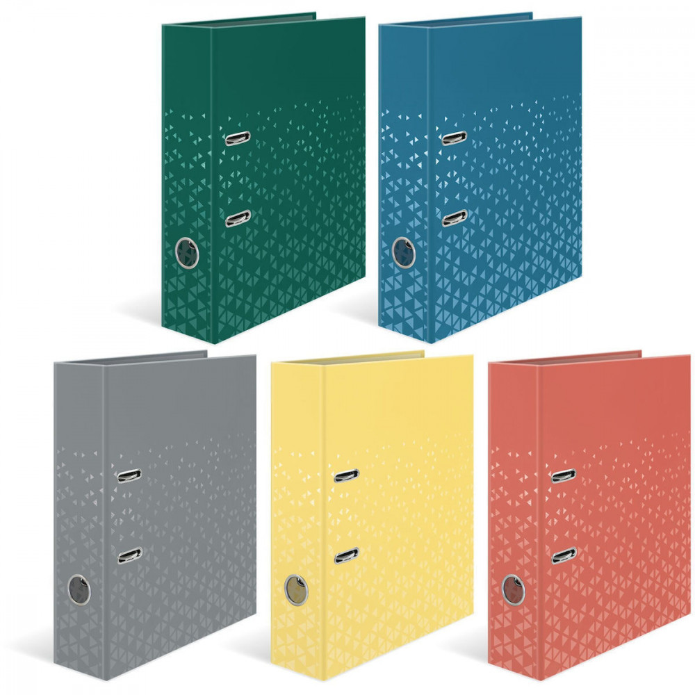 1x5 Herma Ordner Color Standard Green/Blue/grey/gelb/rot  20110