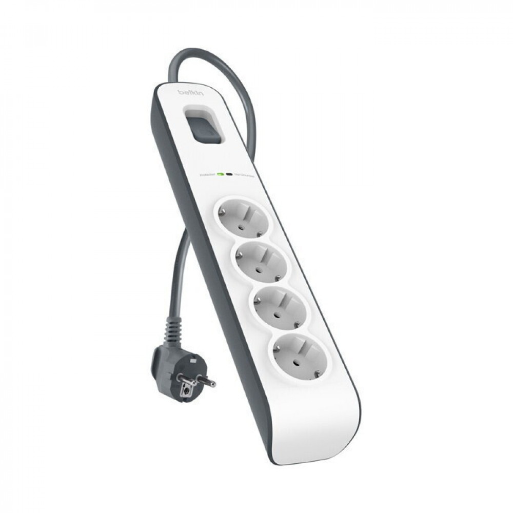 Belkin Steckdosenleiste 4-fach 2 Meter Netzkabel BSV400vf2M-V2