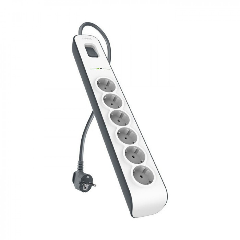 Belkin Steckdosenleiste 6-fach 2 Meter Netzkabel BSV603vf2M-V2