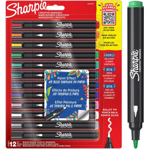 1x12 Sharpie Creative Marker Acryl Kugelspitze