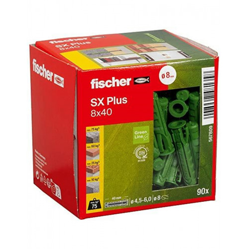 Fischer Dübel SX Plus Green 8x40