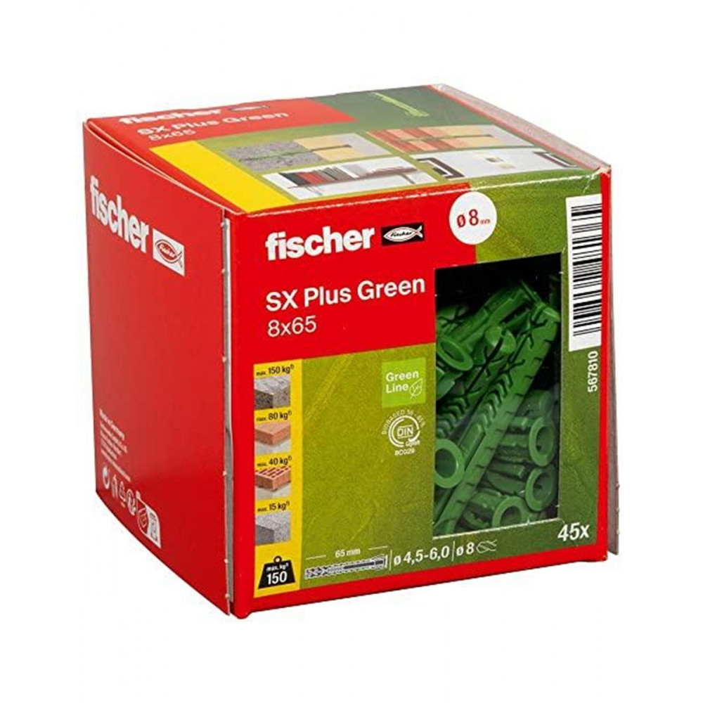 Fischer Dübel SX Plus Green 8x65