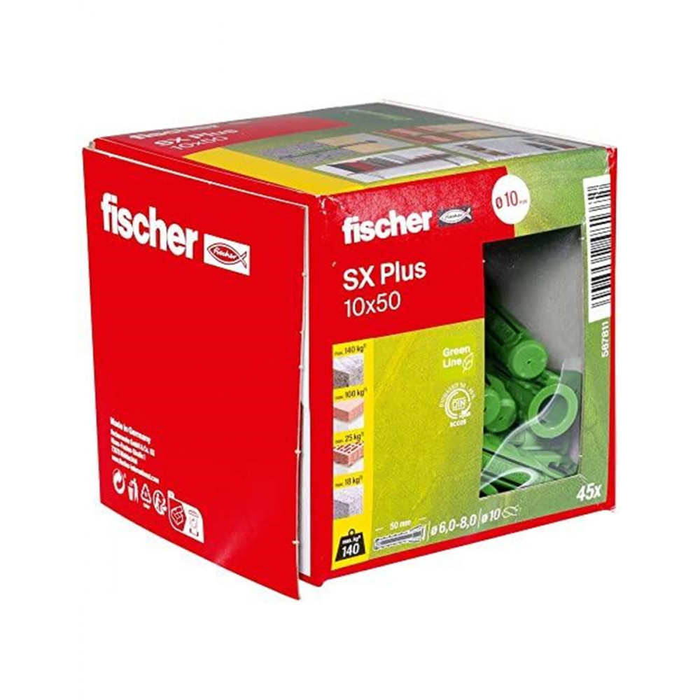 Fischer Dübel SX Plus Green 10x50