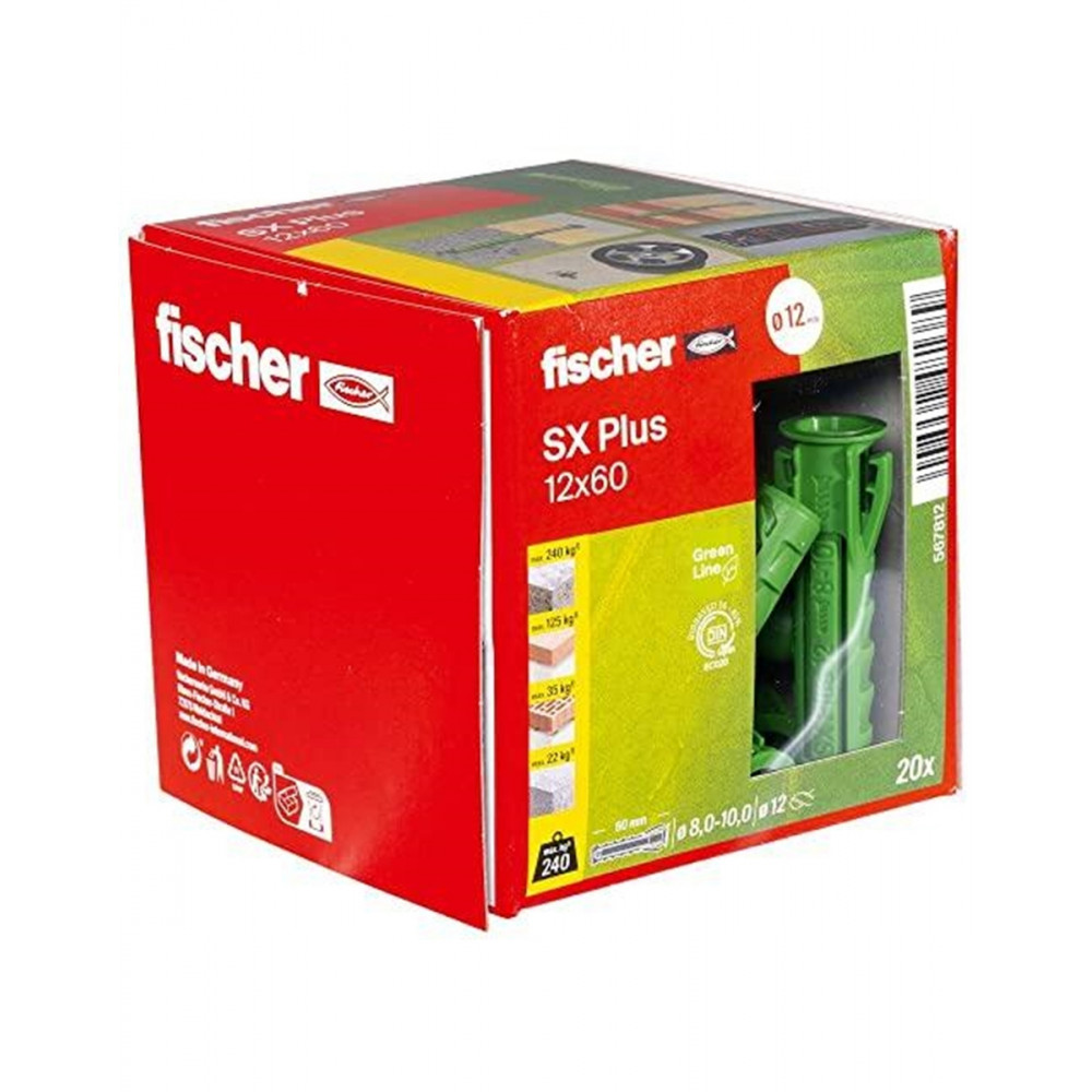 Fischer Dübel SX Plus Green 12x60