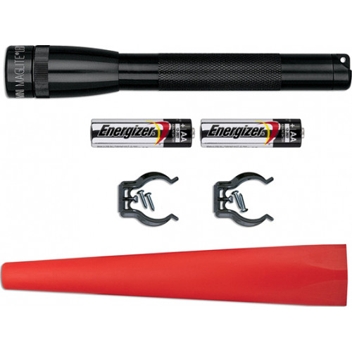Maglite Mini-LED 2AA Sicherheitslampe Black