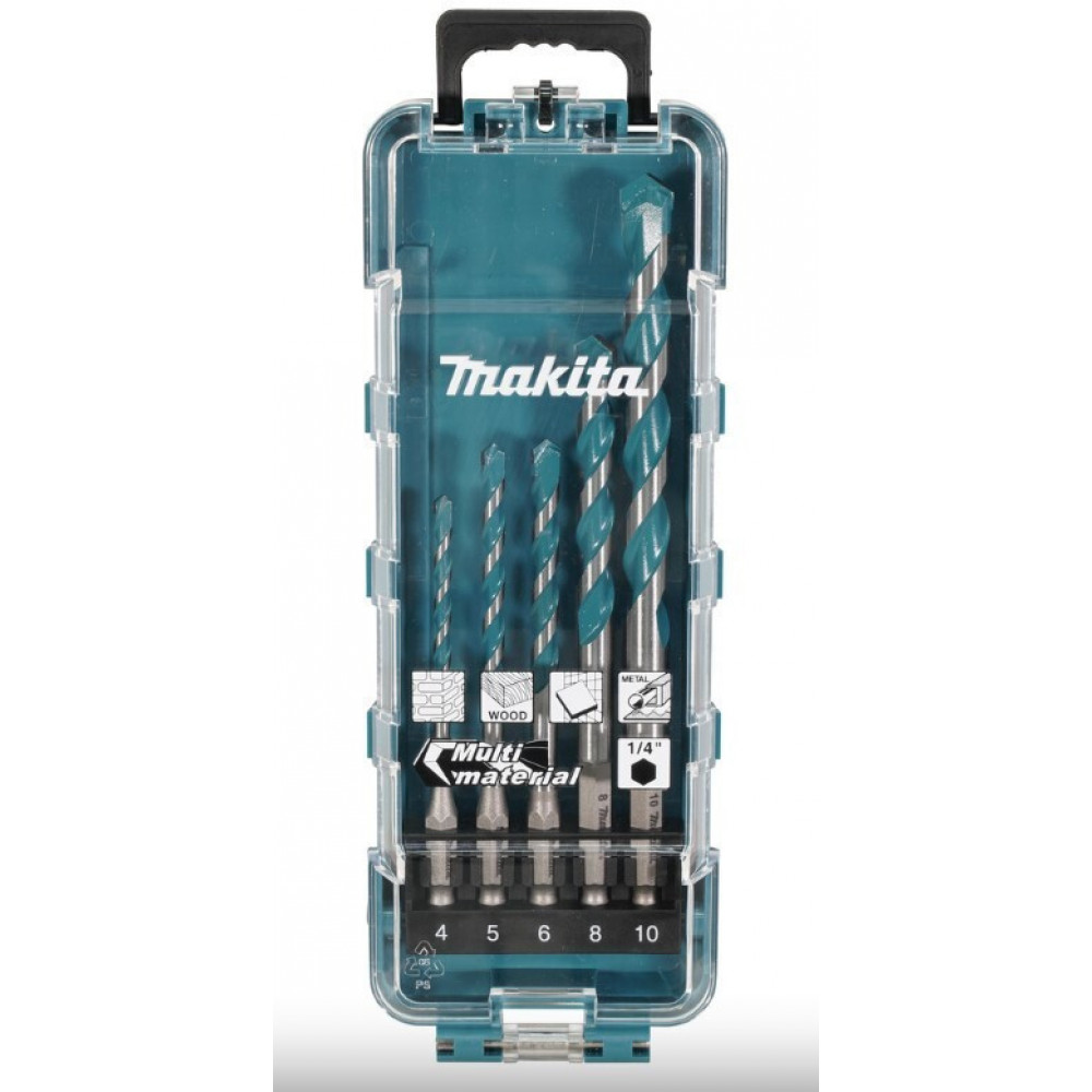 Makita TCT Multibohrer Set 1/4 5tlg