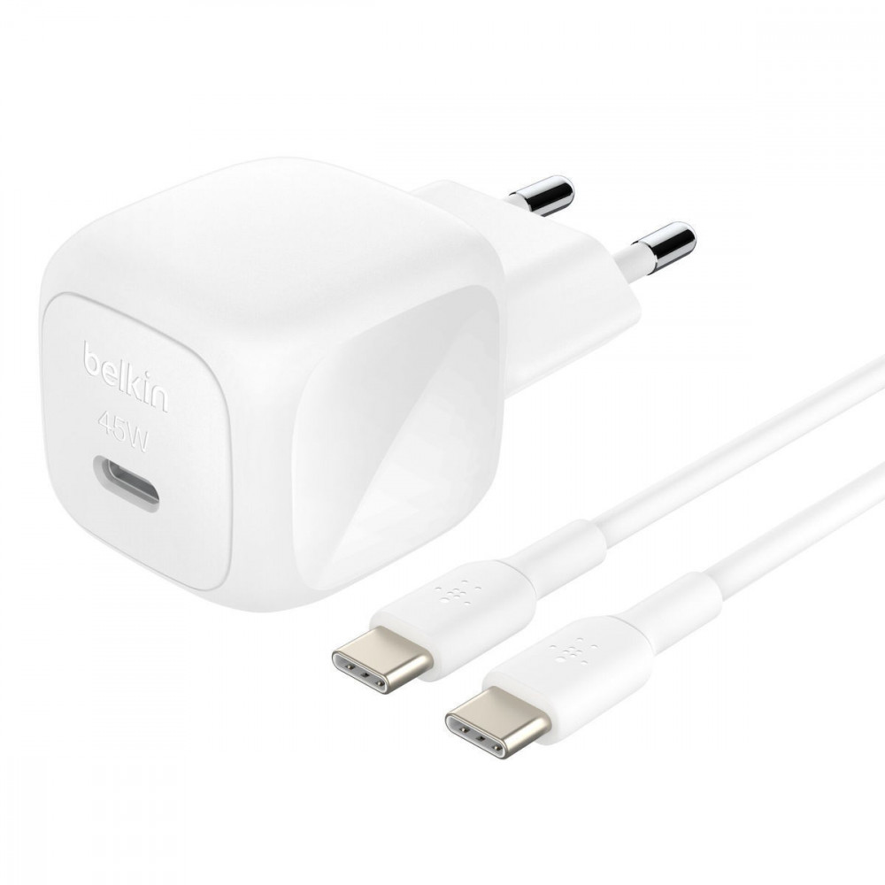 Belkin BOOST Charge USB-C 45W PD PPS+USB-C Kab.ws WCA013kq1MWH-B6