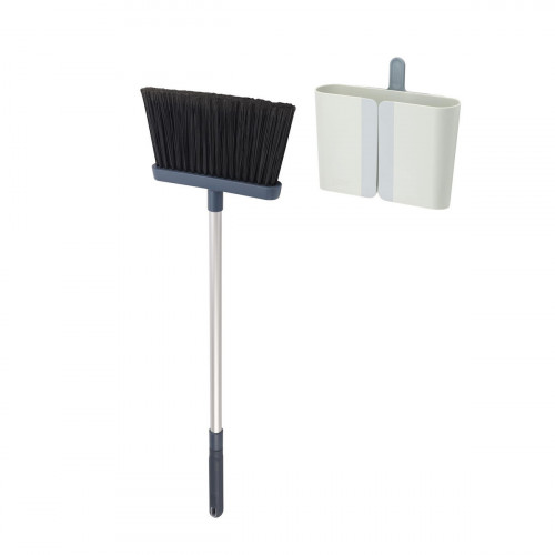 Joseph Joseph CleanStore Blue Wandmontierter Besen