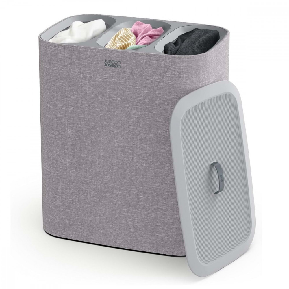 Joseph Joseph Tota Trio grey 90L Wäschetrennkorb