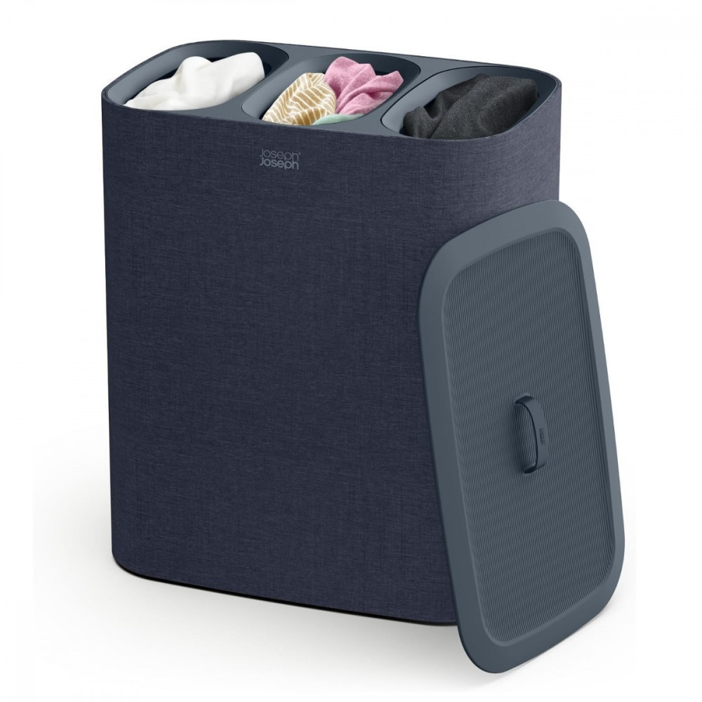 Joseph Joseph Tota Trio Black 90L Wäschetrennkorb
