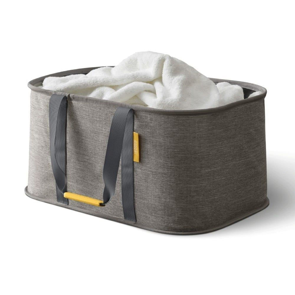 Joseph Joseph Hold-All faltbarer 35L Wäschekorb grey