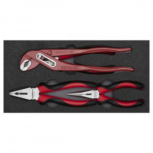 GEDORE red Pliers Set 2/6 module  4-pieces