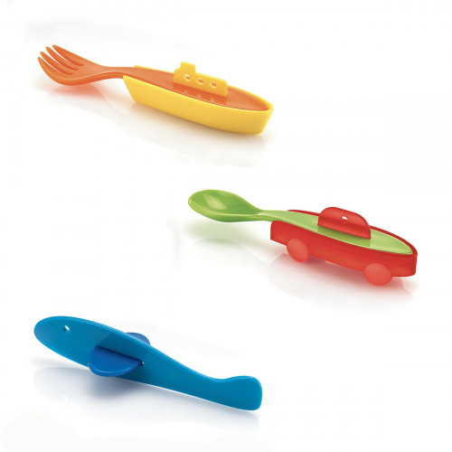 Guzzini TRAFFIC Dreipartes Kleinbesteck Set Assorted colors