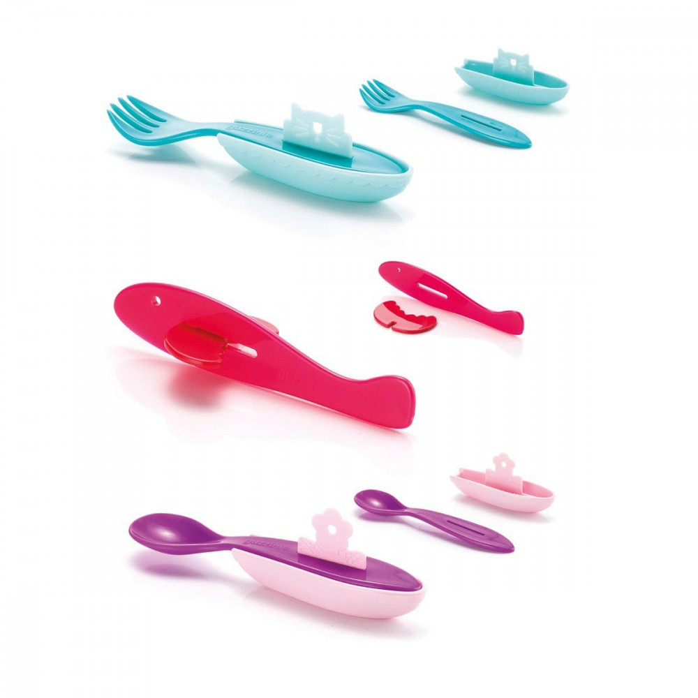 Guzzini PLAYPARK Dreipartes Kleinbesteck Set Assorted colors