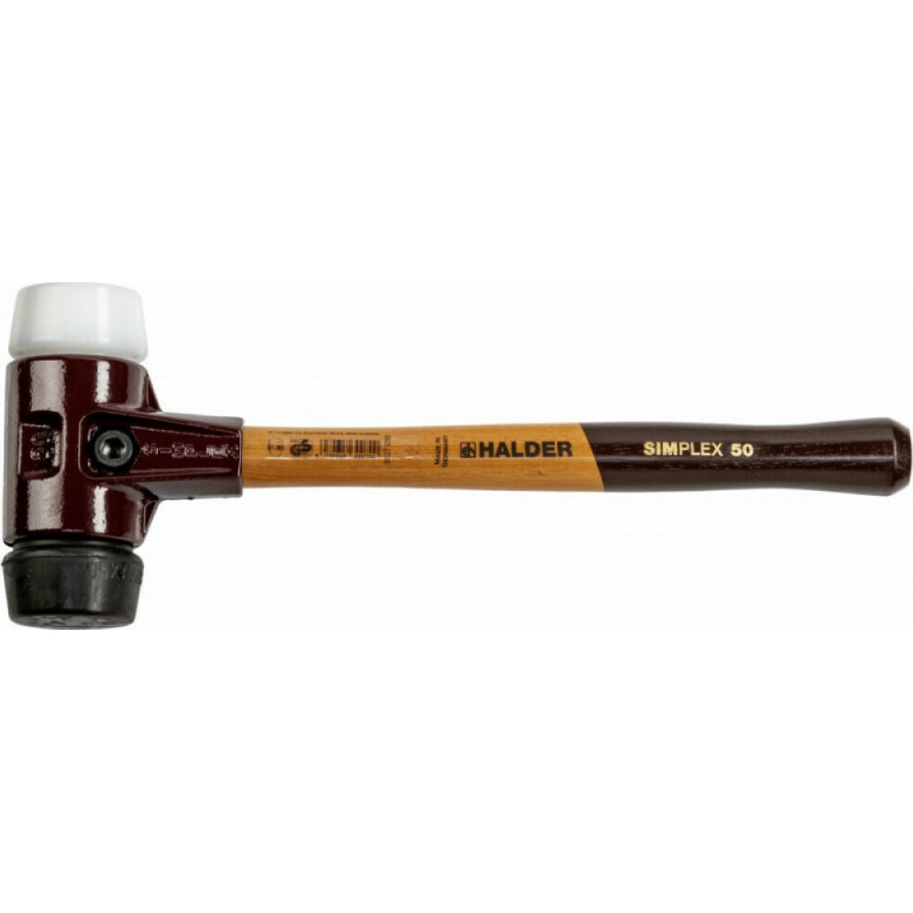 Halder SIMPLEX soft-face mallet 50 comp. rubber/plast. TE SIMPLE