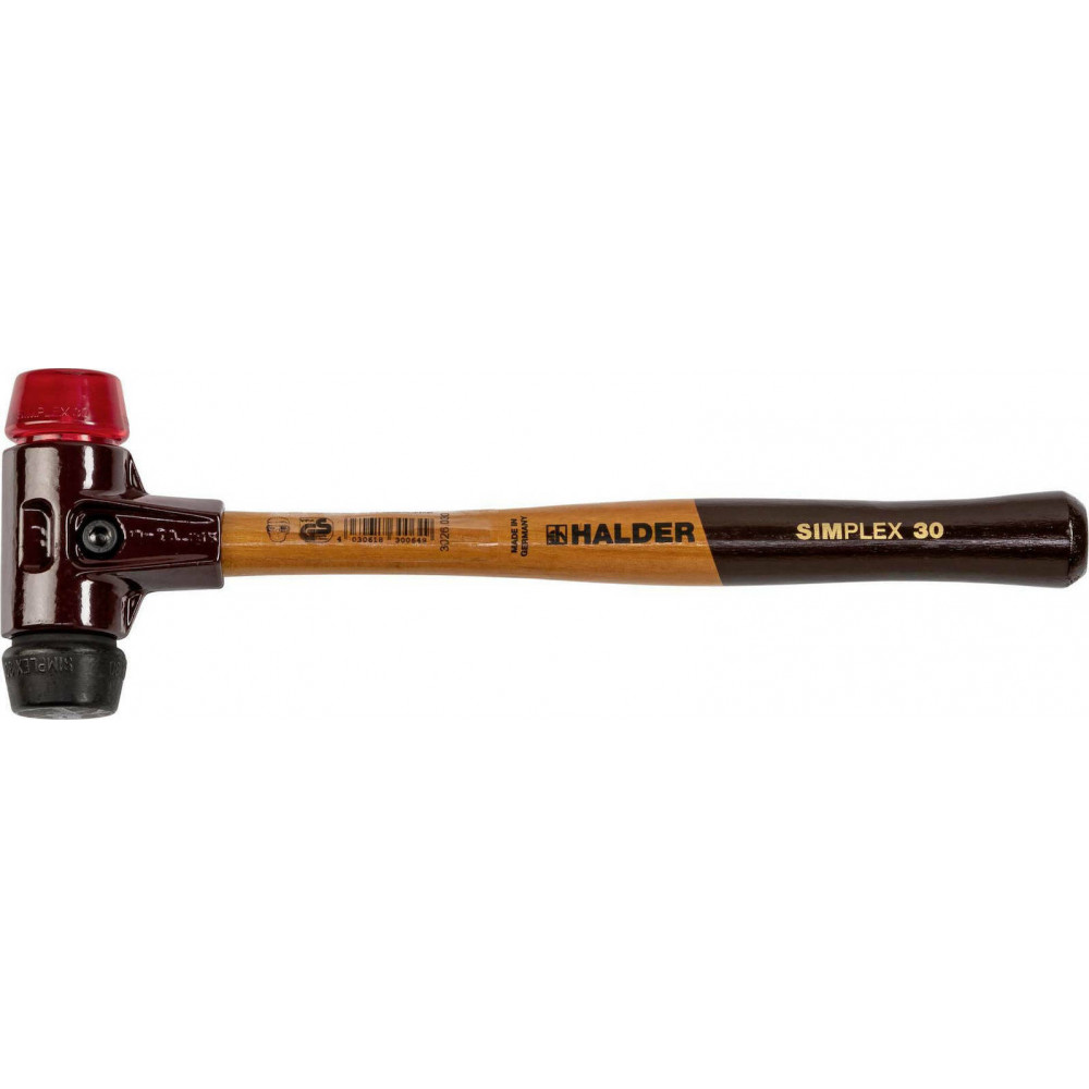 Halder SIMPLEX soft-face mallet 30 comp. rubber/plast. TE SIMPLE