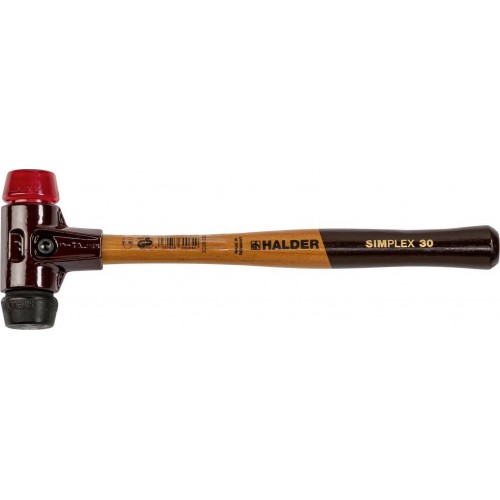 Halder SIMPLEX soft-face mallet 30 comp. rubber/plast. TE SIMPLE