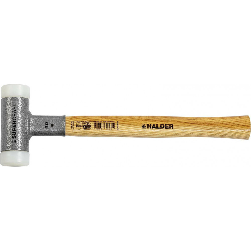 Halder SUPERCRAFT mallets H 40 w. vibr.-reducing handle