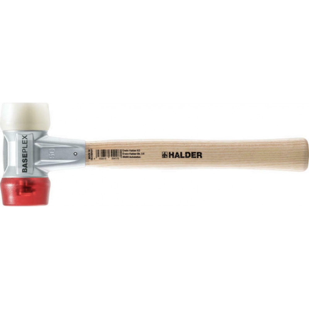 Halder BASEPLEX mallets w. zinc die cast housing & wooden handle