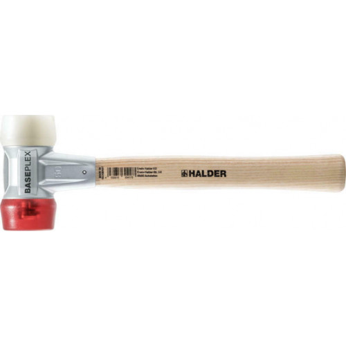 Halder BASEPLEX mallets w. zinc die cast housing & wooden handle