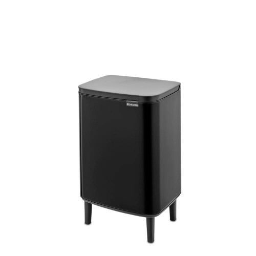 Brabantia Bo Hi Κάδος Απορριμμάτων Πλαστικός Μαύρος 12lt 227226
