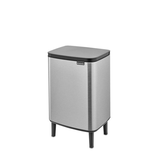 Brabantia Bo Small Hi Κάδος Απορριμμάτων Πλαστικός Ασημί 12lt 227264