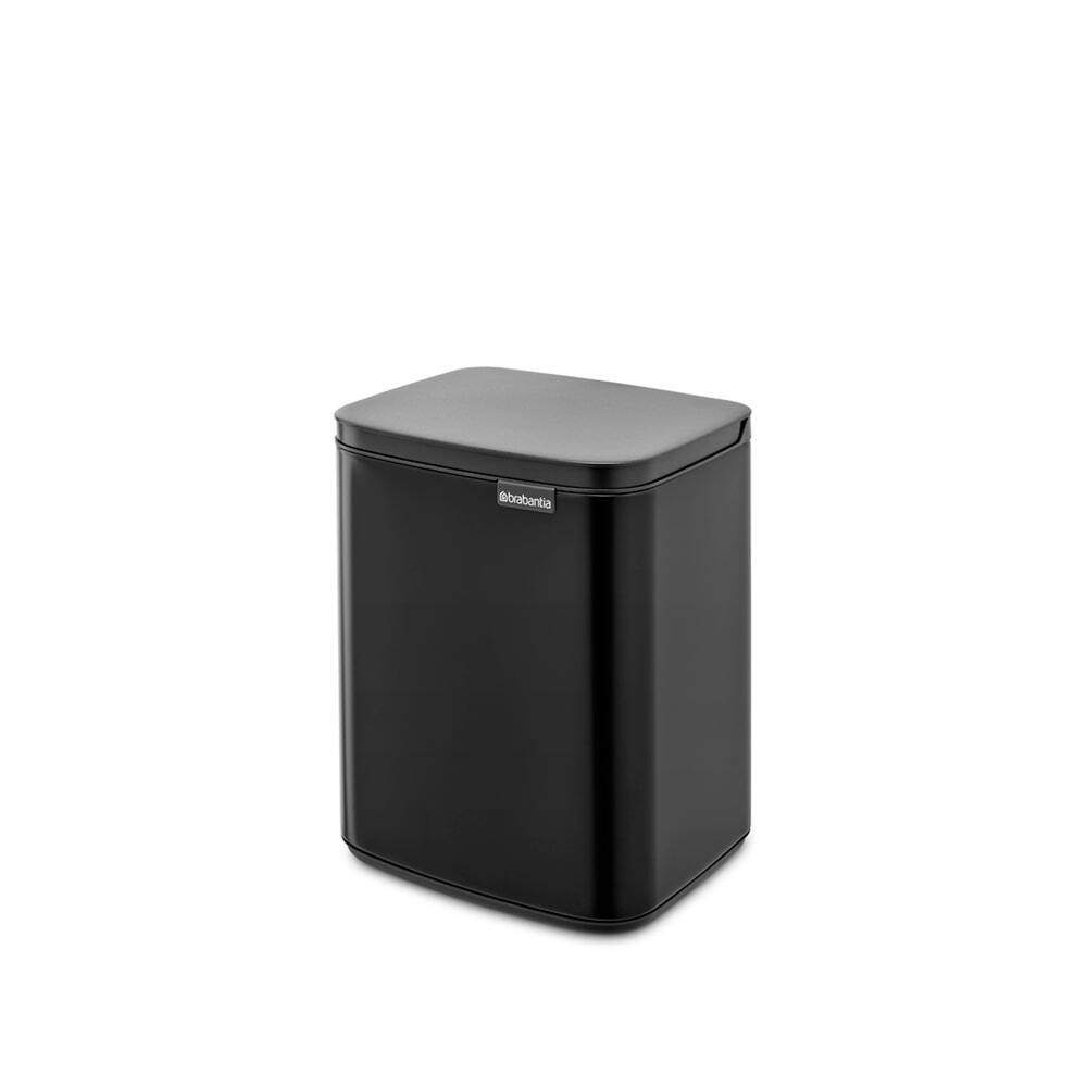 Brabantia Bo Κάδος Απορριμμάτων Πλαστικός Μαύρος 7lt 222900