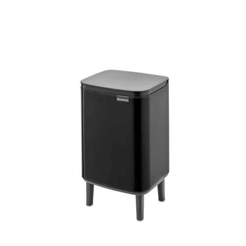 Brabantia Bo Hi Κάδος Απορριμμάτων Πλαστικός Μαύρος 7lt 1006645