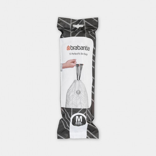 Brabantia PerfectFit Müllbeutel Bo, Codierung M (60 Liter)