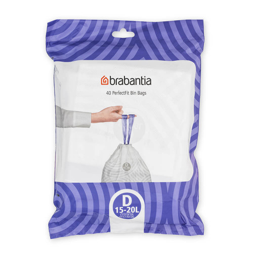 Brabantia PerfectFit Müllbeutel Codierung D (15-20 Liter)