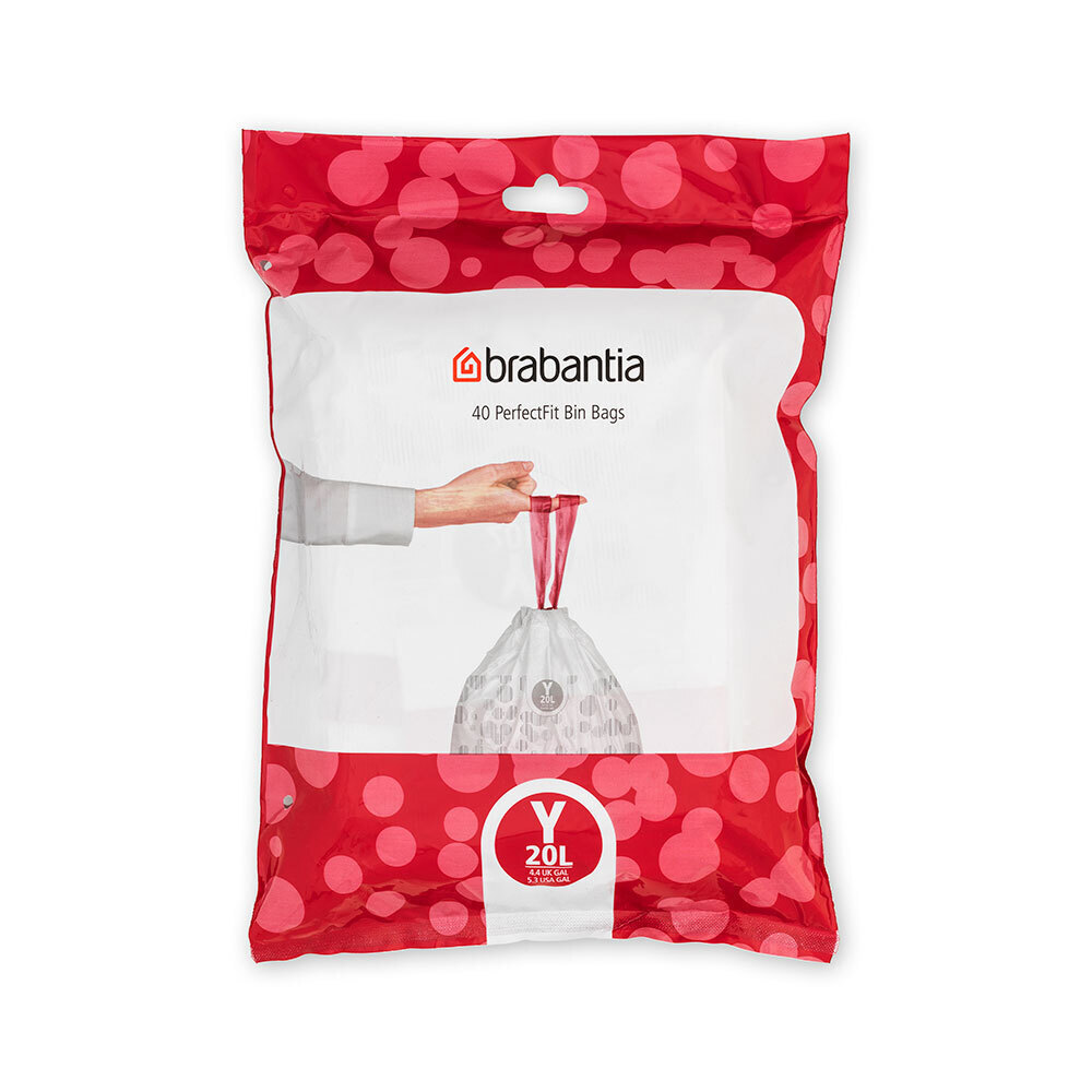 Brabantia PerfectFit Müllbeutel NewIcon, Codierung Y (20 Liter)
