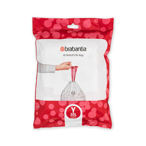 Brabantia PerfectFit Müllbeutel NewIcon, Codierung Y (20 Liter)