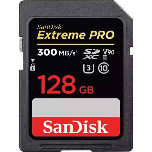 SanDisk ExtremePRO SDXCV90 128GB 300MB UHS-II SDSDXDM-128G-GN4IN