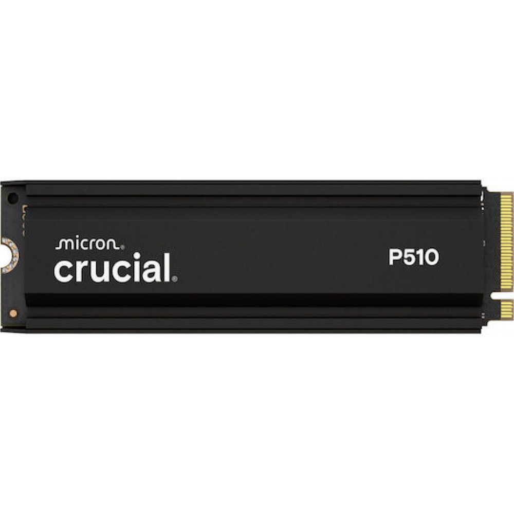 Crucial P510 Gen5 2280    2TB NVMe PCIe M.2 SSD mit Heatsink