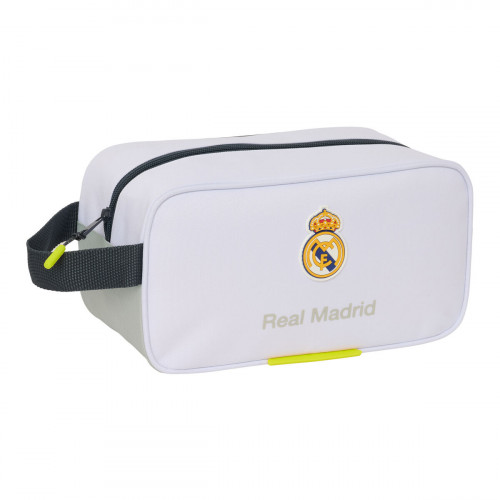 Θήκη Παπουτσιών Ταξιδιού Real Madrid C.F. Λευκό 29 x 15 x 14 cm 