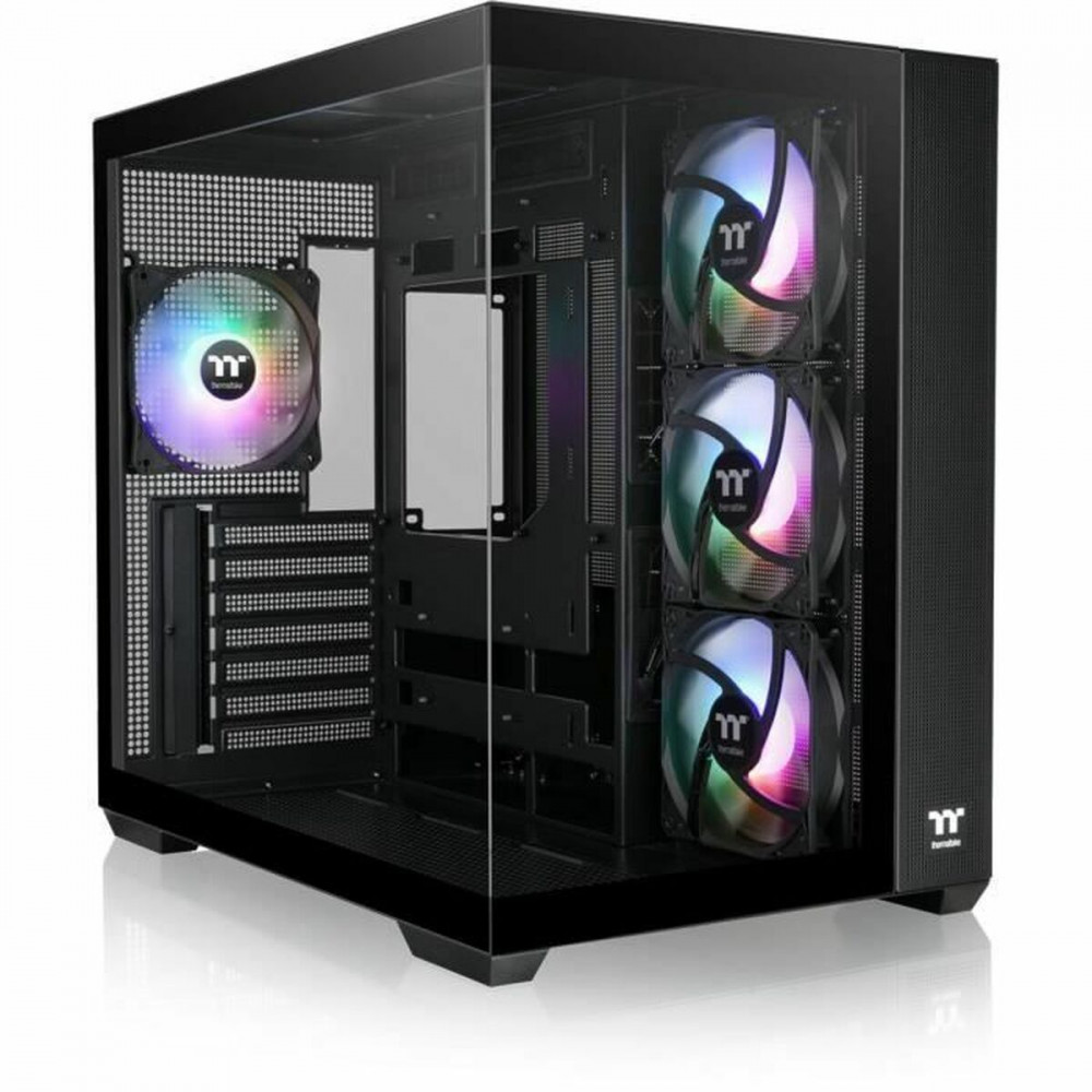 Thermaltake View 380 TG ARGB Gaming Midi Tower Κουτί Υπολογιστή με Πλαϊνό Παράθυρο Μαύρο