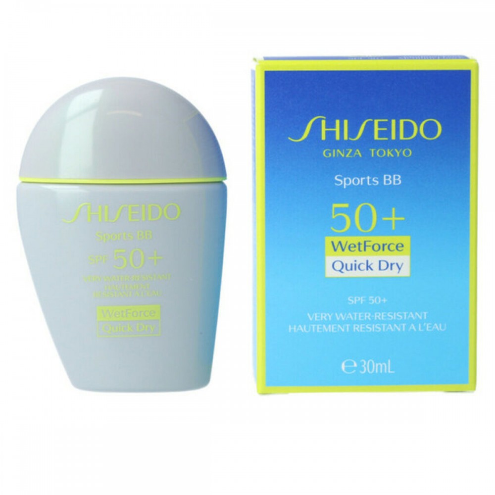 Shiseido Sports BB Quick Dry Αδιάβροχη Αντηλιακή Κρέμα Προσώπου SPF50 με Χρώμα Dark 30ml