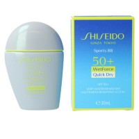 Shiseido Sports BB Quick Dry Αδιάβροχη Αντηλιακή Κρέμα Προσώπου SPF50 με Χρώμα Dark 30ml