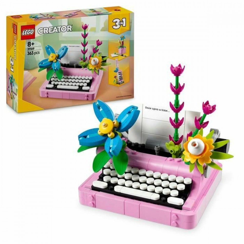 LEGO Creator 3-in-1 Typewriter with Flowers για 8+ Ετών 363τμχ 31169