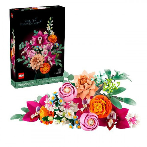 Lego Botanical Collection Pretty Pink Flower Bouquet για 18+ Ετών 749τμχ 10342