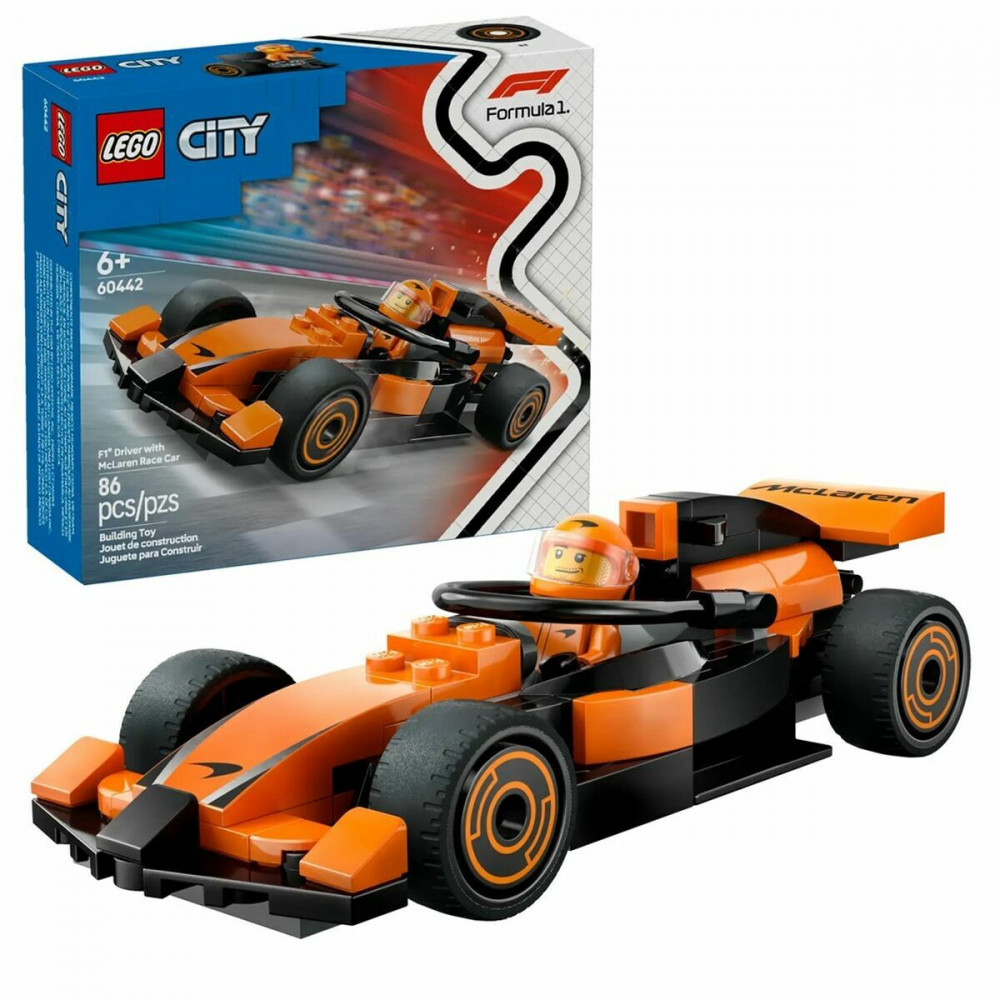 Lego City F1® Driver With Mclaren Race Car για 6+ Ετών 86τμχ 60442