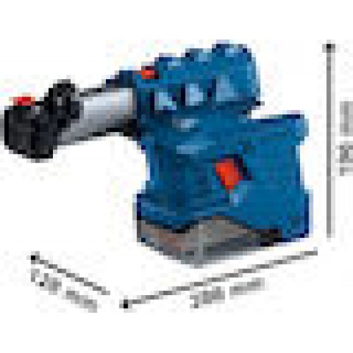 Akku-Staubabsaugung GDE 18V-12 Professional (blau, ohne Akku und Ladegerät)