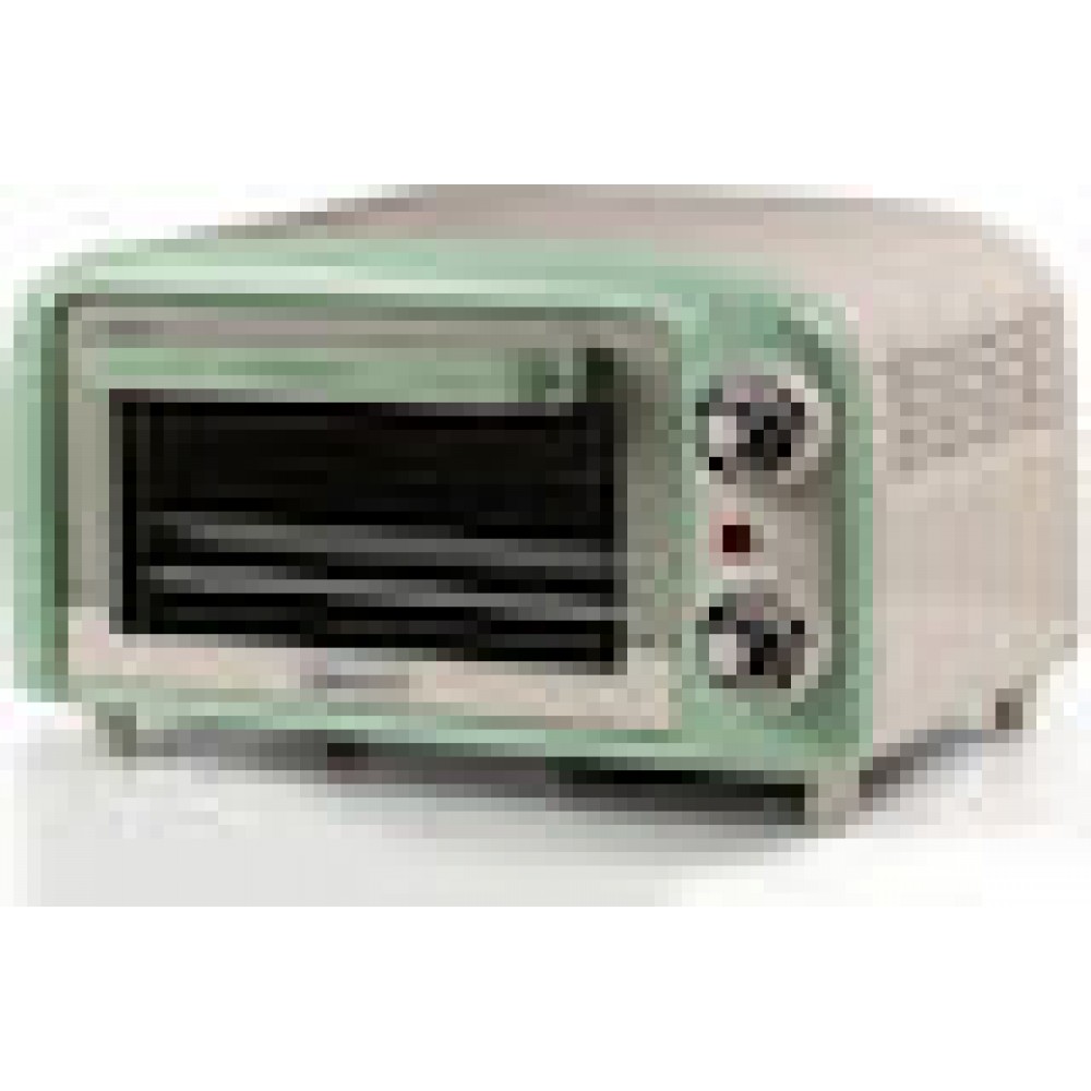 Mini-Backofen Vintage Green (white/hellGreen, 800 Watt, 10 Liter)