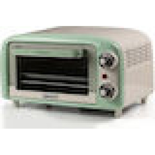 Mini-Backofen Vintage Green (white/hellGreen, 800 Watt, 10 Liter)