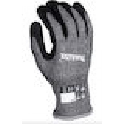 Arbeitshandschuhe P-84735, Gr. XL (10), Schnittfestigkeit F/7 (schwarz/grau, 1 Paar)
