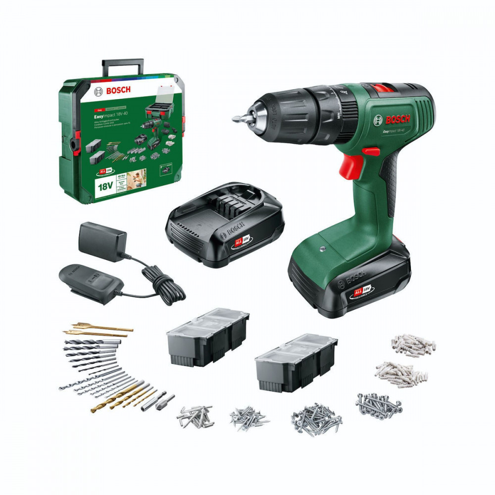 Bosch EasyImpact 18V-40 Δραπανοκατσάβιδο Μπαταρίας 18V 06039D810D