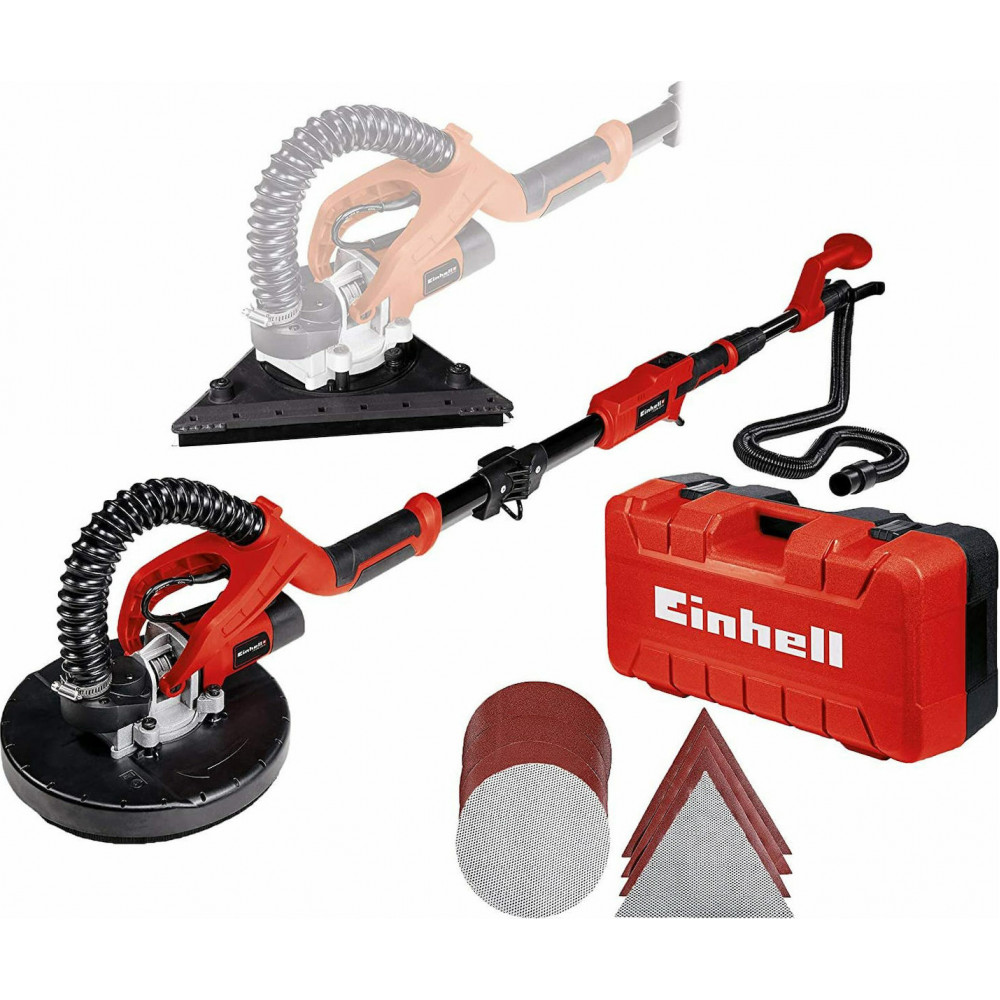 Einhell Τηλεσκοπικό Τριβείο Γυψοσανίδας 750W με Δυνατότητα Αναρρόφησης Σκόνης TE-DW 225 X 4259960