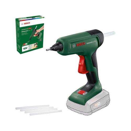 Akku-Hei�klebepistole AdvancedGlue 18V (gr�n/Black, ohne Akku und Ladeger�t, POWER FOR ALL ALLIANCE)
